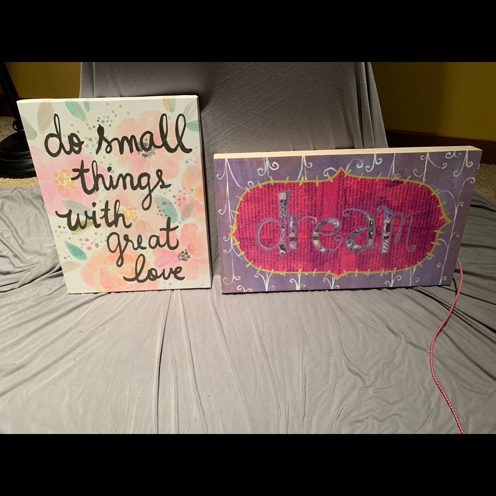 Wall Decor; “Do small things with great love”